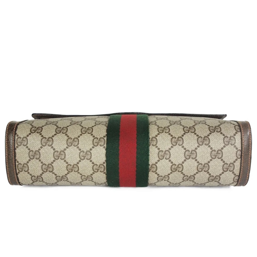 🔴SOLD🔴Gucci Ophidia Sherry Line Supreme GG Monogram Clutch Bag - Picture 11 of 13